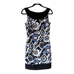 Dress Barn Sleeveless Floral Sheath Dress Size 4